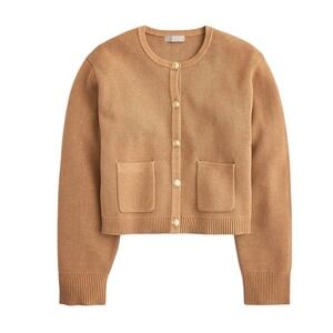 J.crew New relaxed Emilie sweater lady jacket Cardigan Women's XXL #CB888